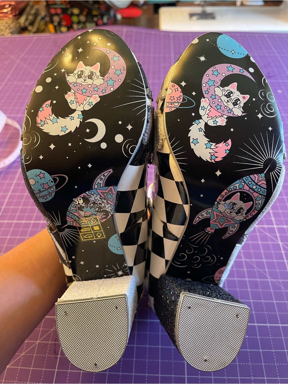 NWOB Irregular Choice Chess Heels Size 39 - Picture 4 of 5